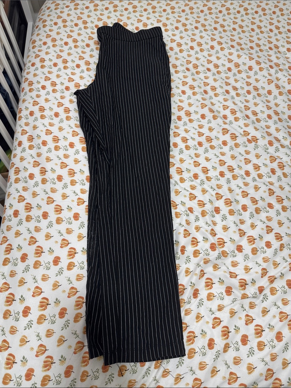 WILD FABLE Black Pinstripe Slim Bootcut Pull On Pants